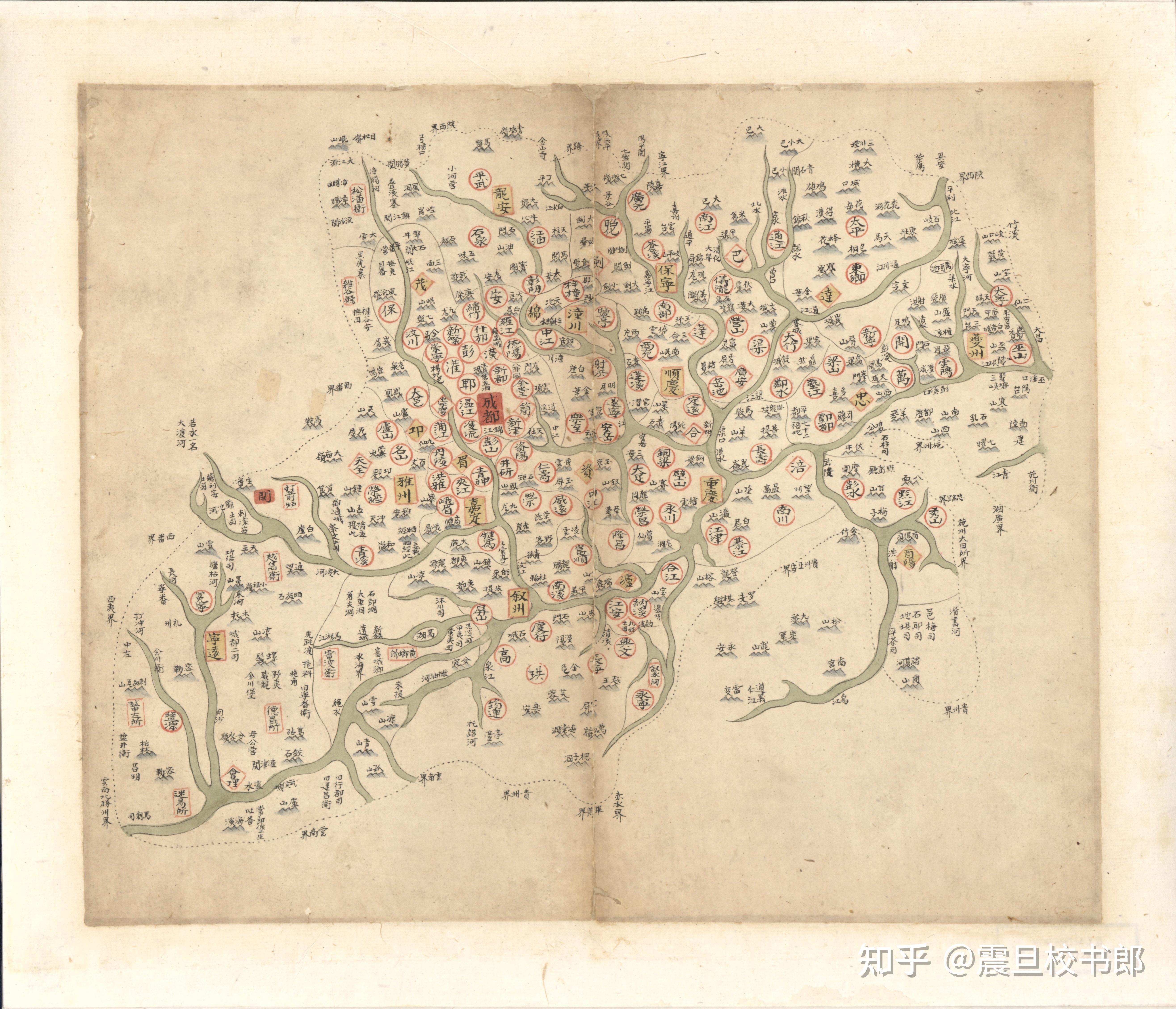 古地图之清代分省舆图 - 知乎