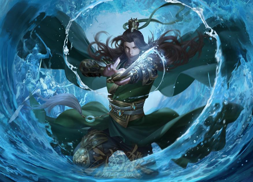 三国杀传说皮肤diy毁堰破晋陆抗