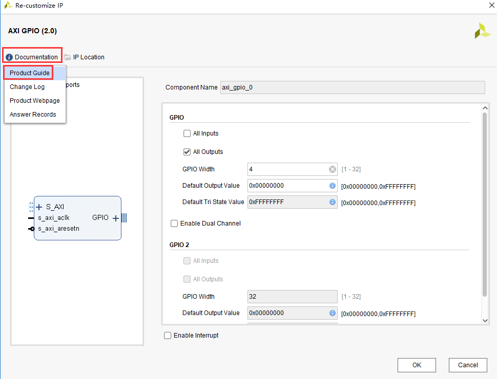 【ZYNQ Ultrascale+ MPSOC FPGA教程】第二十九章PL端AXI GPIO的使用 【ZYNQ Ultrascale+ MPSOC FPGA教程】第二十九章PL端AXI GPIO的使用
