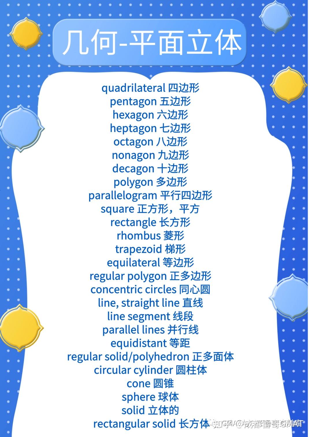 空间想象能力等;另外是解析几何,它主要是考验对常见图形解析式的理解