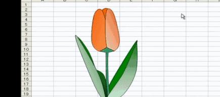 excel居然可以画画?!见过没? - 知乎