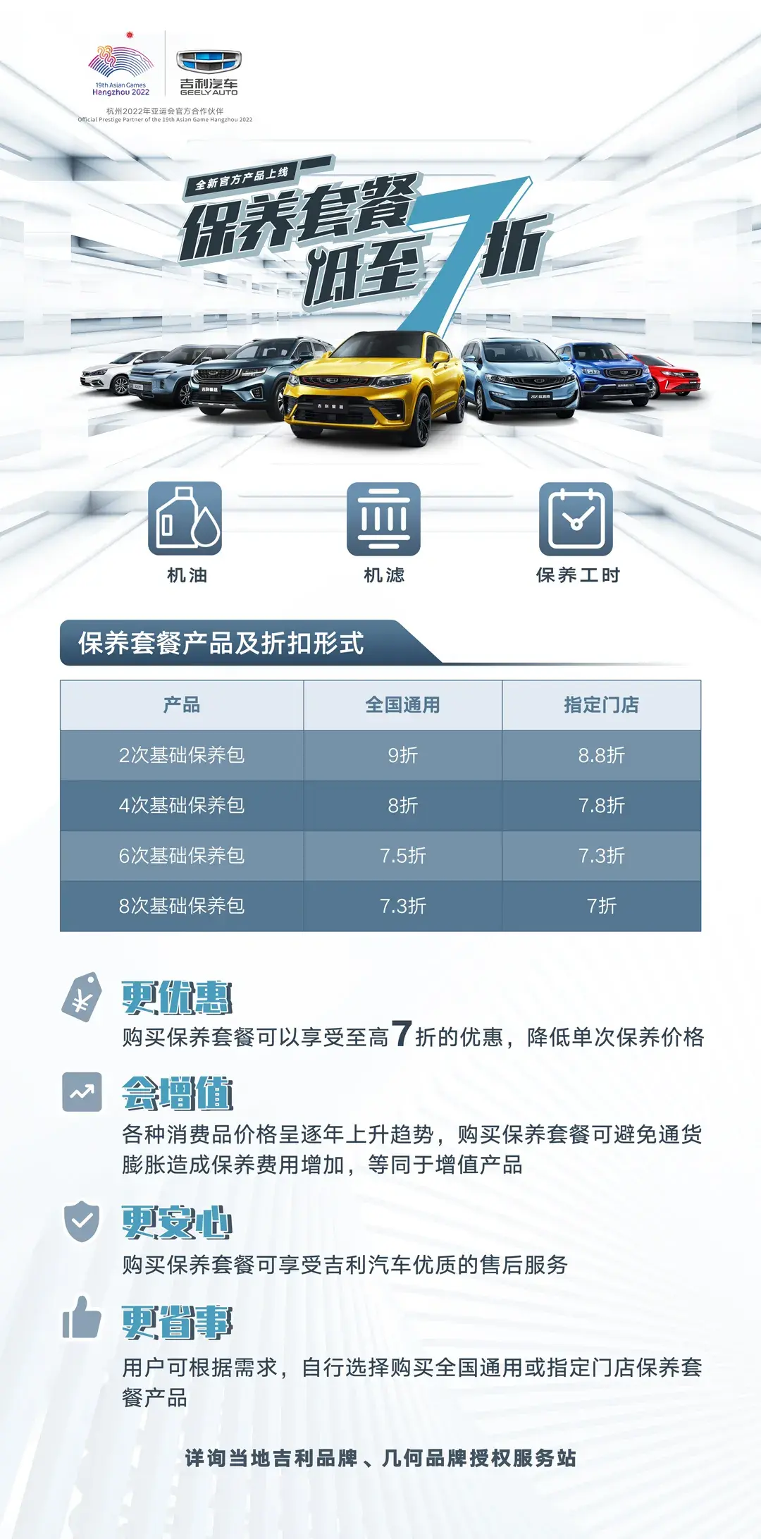 做做保养便多了一份"甜蜜"的负担自从有了爱车之后承德吉沃吉利4s店