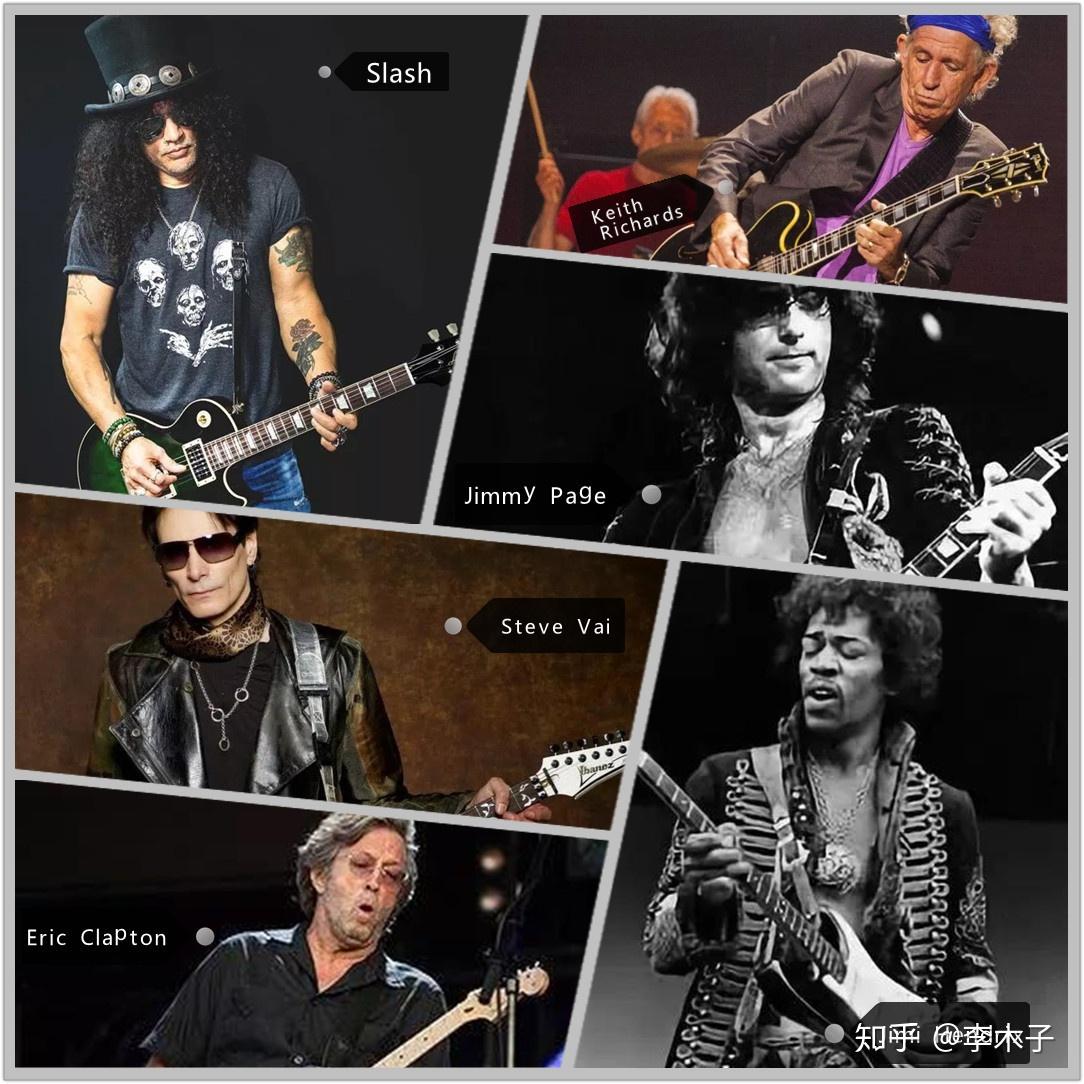 keith richards(滚石乐队吉他手)?steve vai?还是slash?