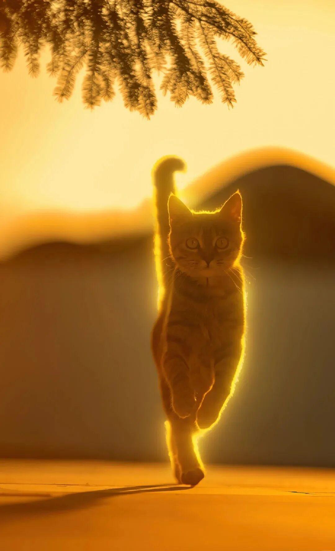 往往不太干净的背景,反而能衬托出小猫纯净得发光