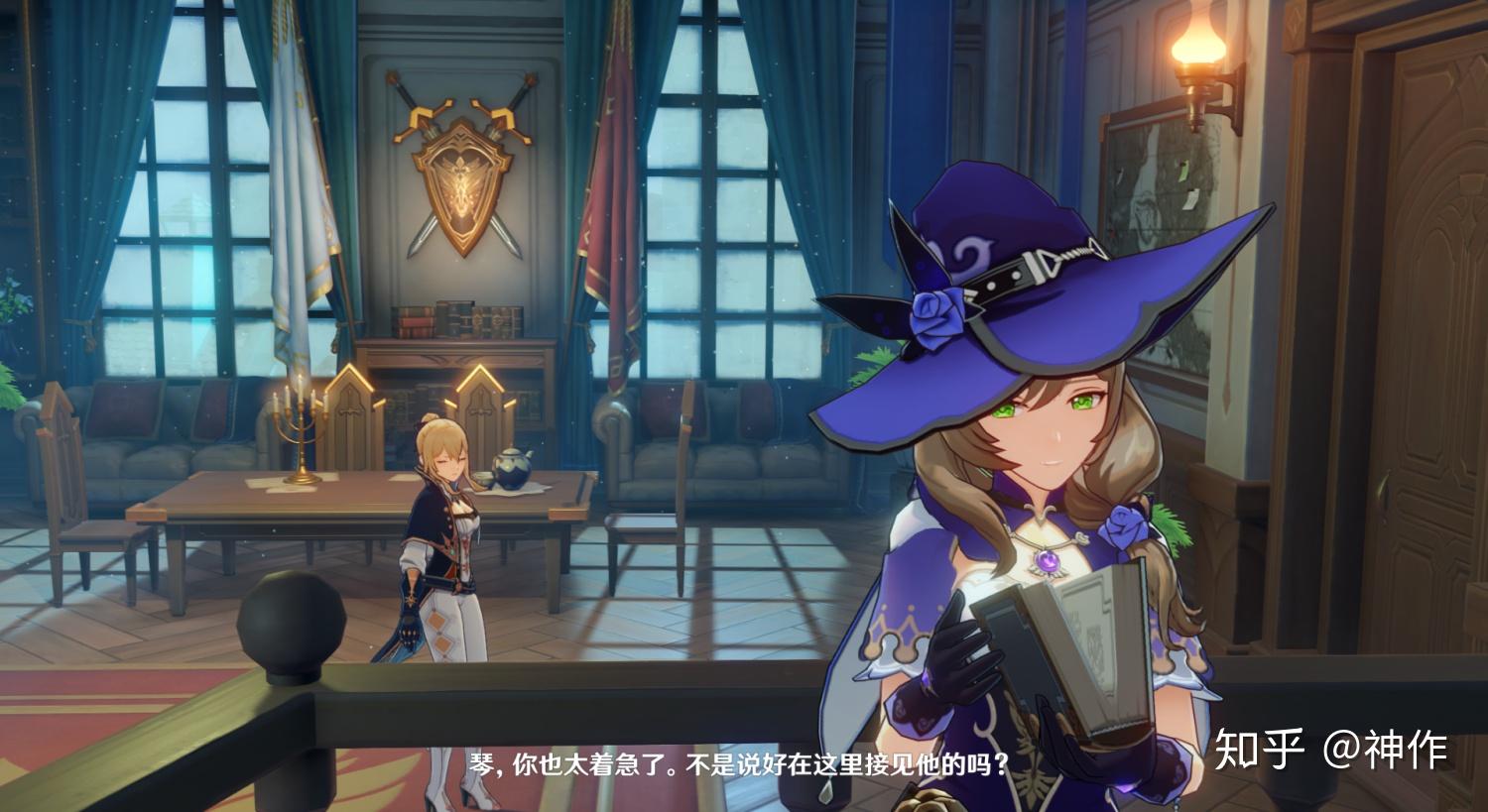 有点日式rpg的感觉了,群像,琴跟saber还真有点你,这画面一度以为在玩