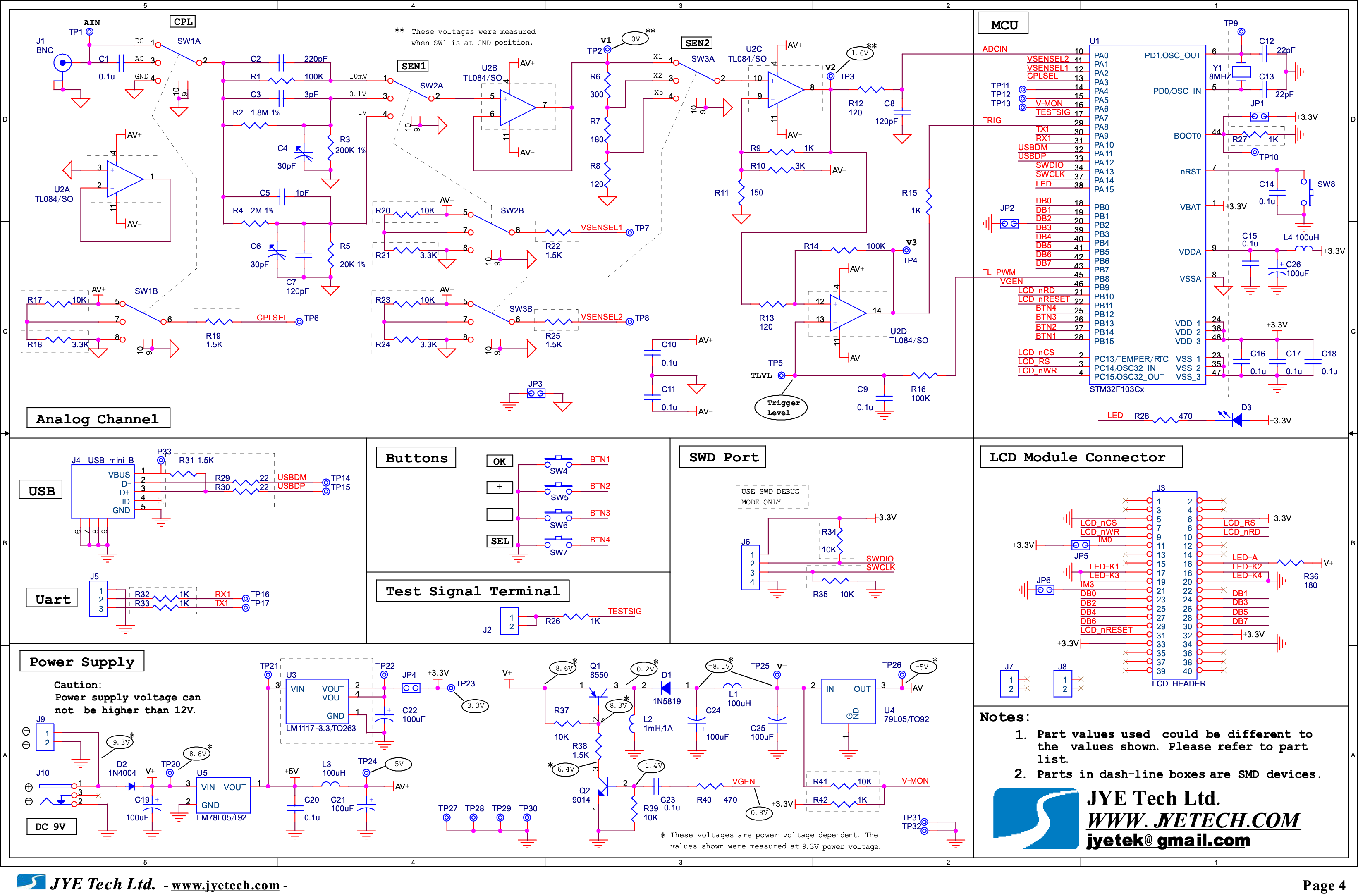 凑热闹diy个示波器