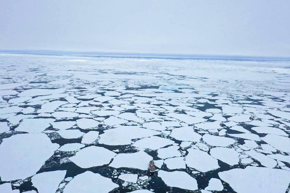 斯威普水手3 防水无人机航拍南极雪景,壮观!