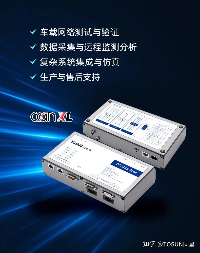 新品发布 | 同星TC1055Pro+:全面支持CAN XL,解锁汽车总线测试新高度 - 知乎