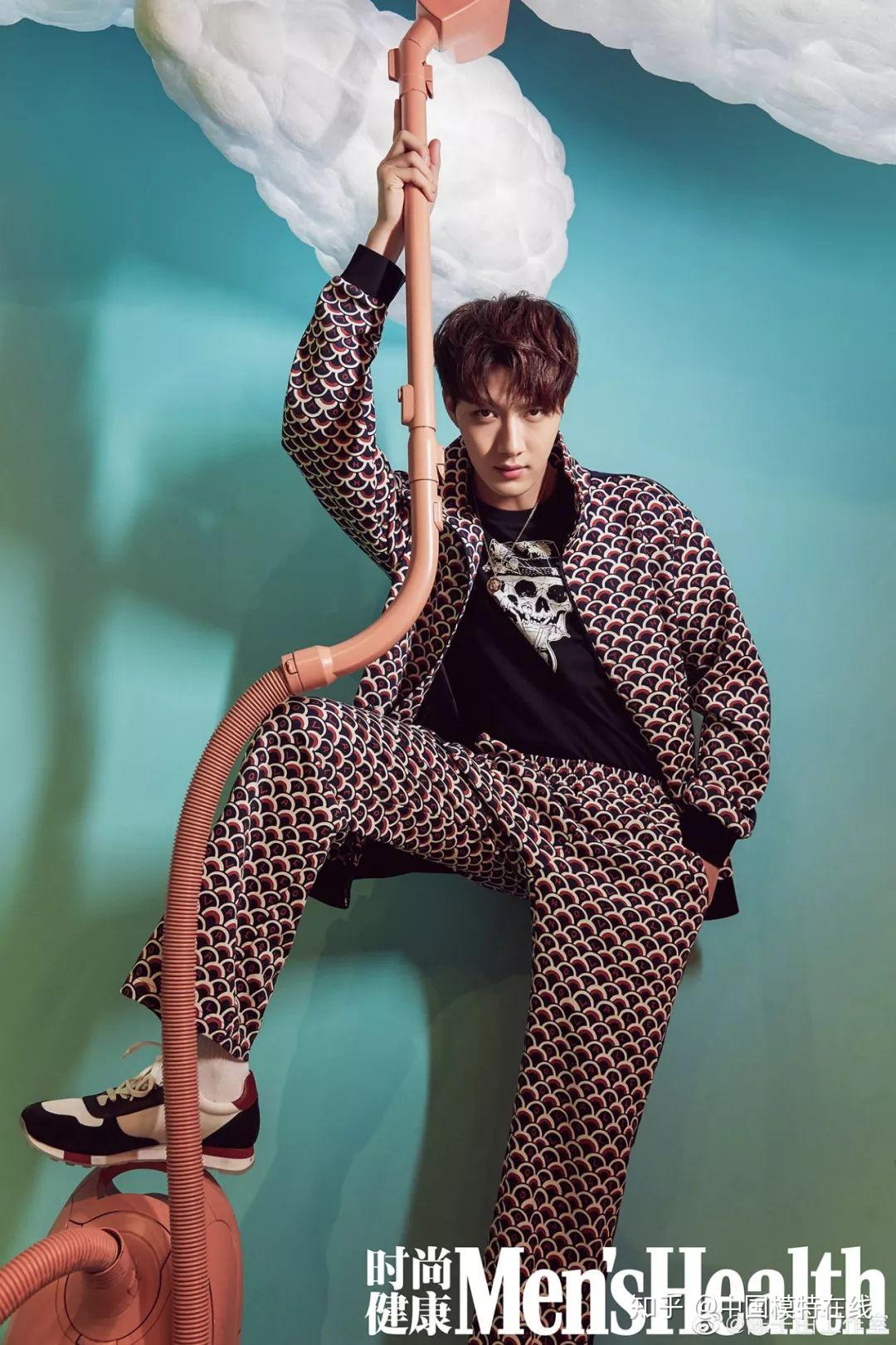 新面孔model青年演员陈子由演绎时尚健康5月刊