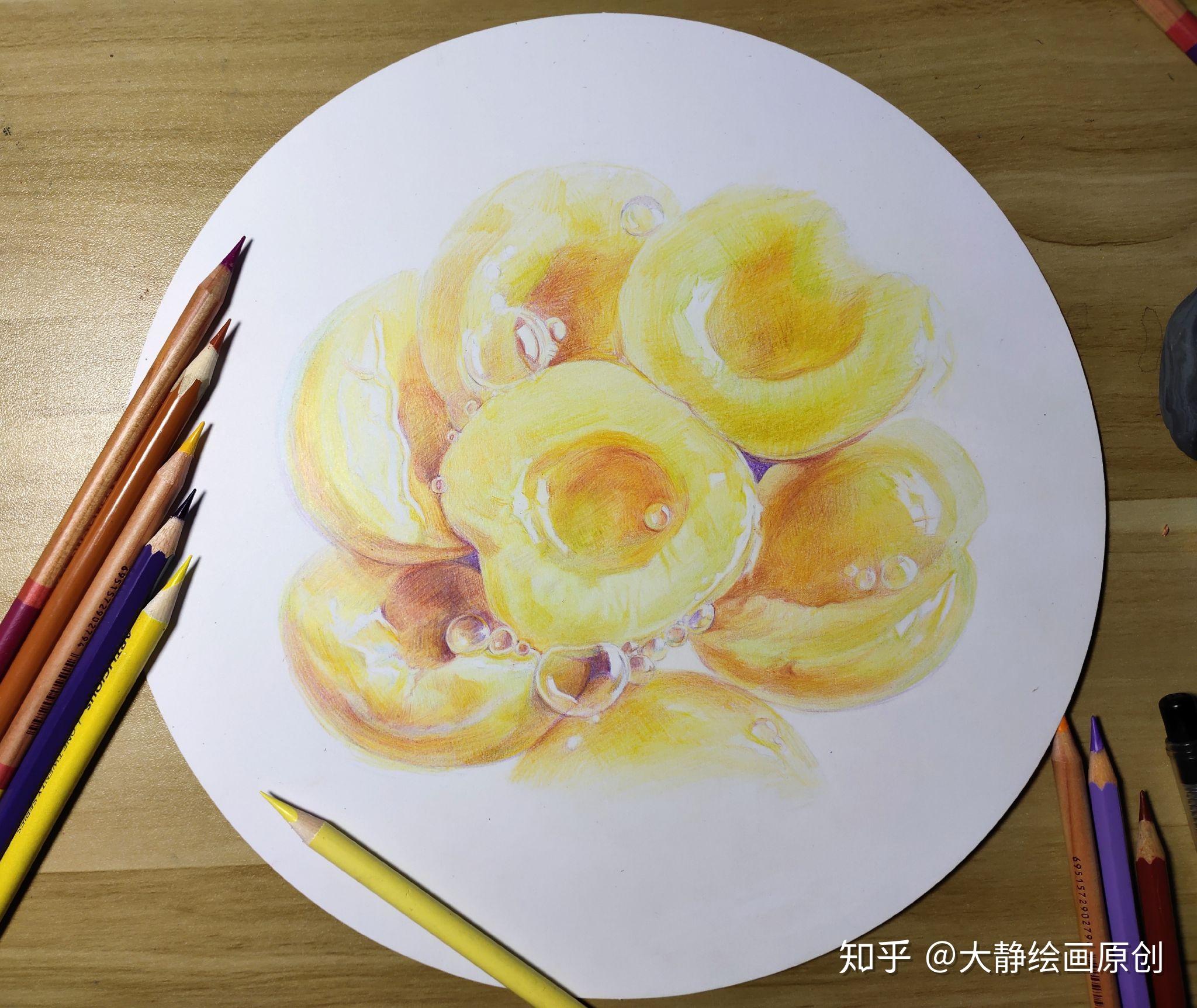 彩铅画教程,有步骤有细节.