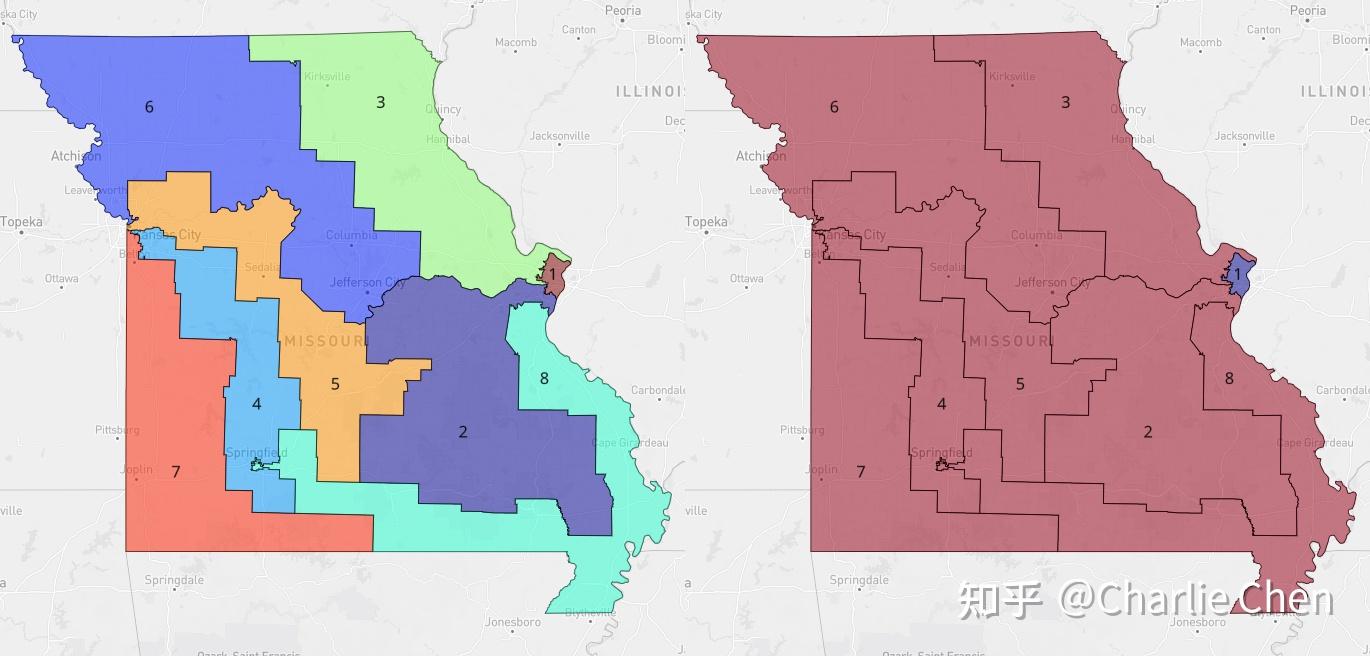 堪萨斯州和密苏里州在今天——5月18日——终于完成了选区重划
