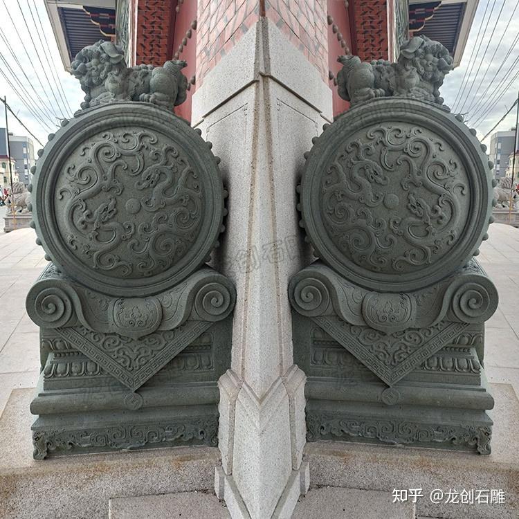 石雕抱鼓石门墩款式及效果图