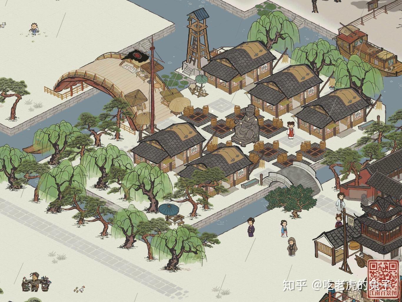 江南百景图布置新手攻略(雕像附近) - 知乎