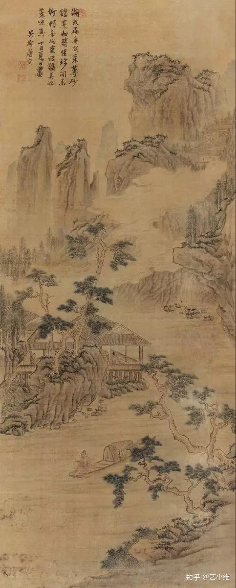 艺术大家 悲情才子唐伯虎的精品画作100幅！ 知乎