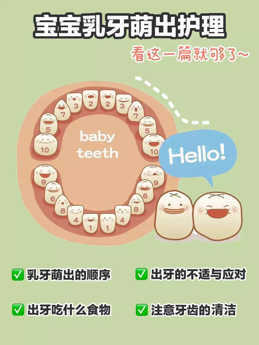 婴儿要出牙的牙床图片（孩子长牙的那些事）-幼儿百科-魔术铺