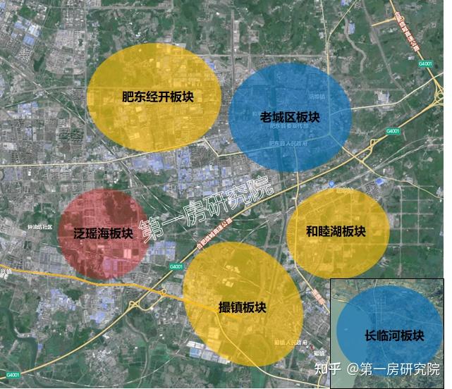 在合肥市最新的空间规划中,肥东县域内包含一个城市副中心(和睦湖中心