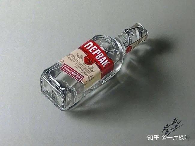 彩铅啤酒瓶图片