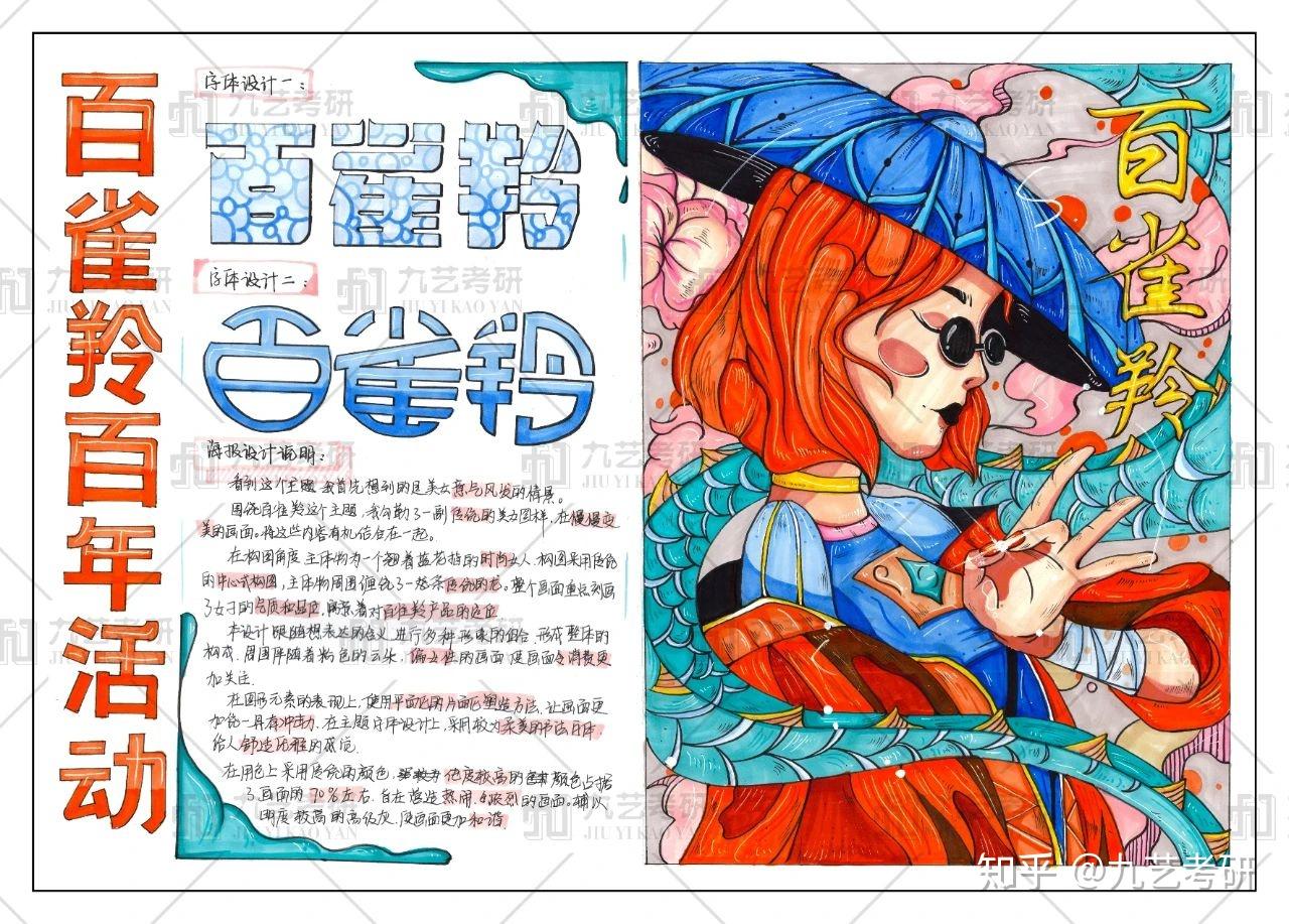 字体设计的分类:在视觉传达手绘的过程中,海报会用到字体,标志与标准