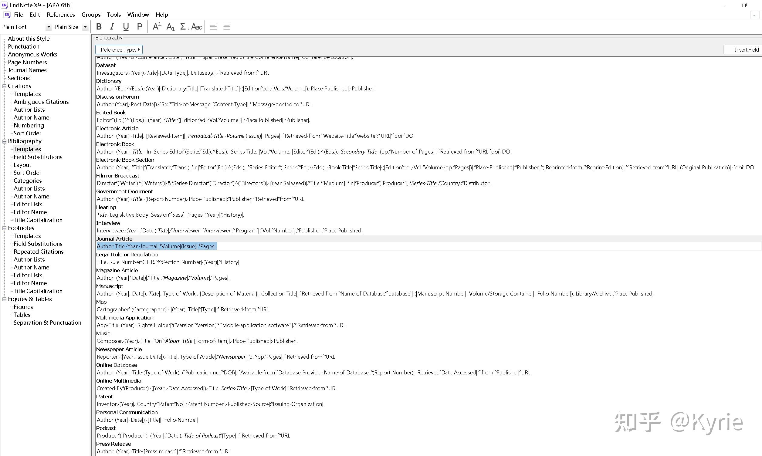  EndNote 