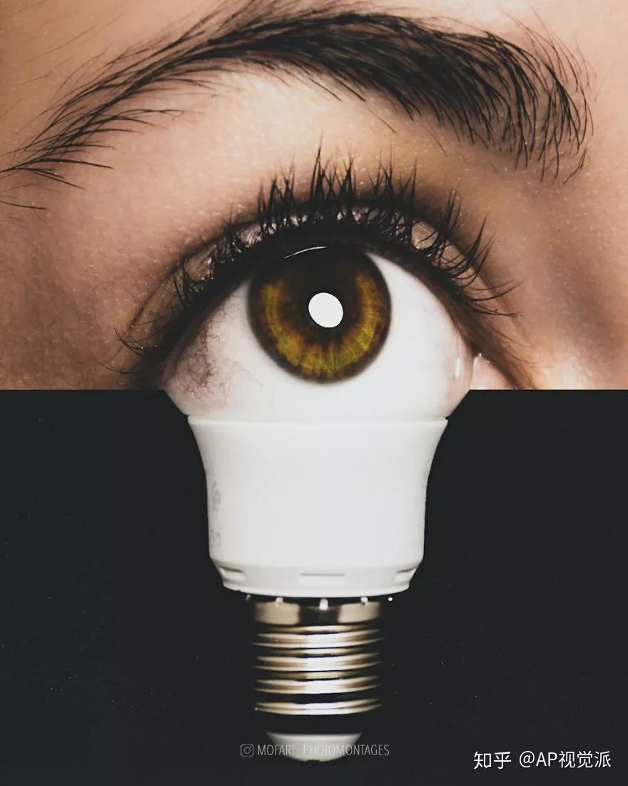 一组蒙太奇照片欺骗你的眼睛