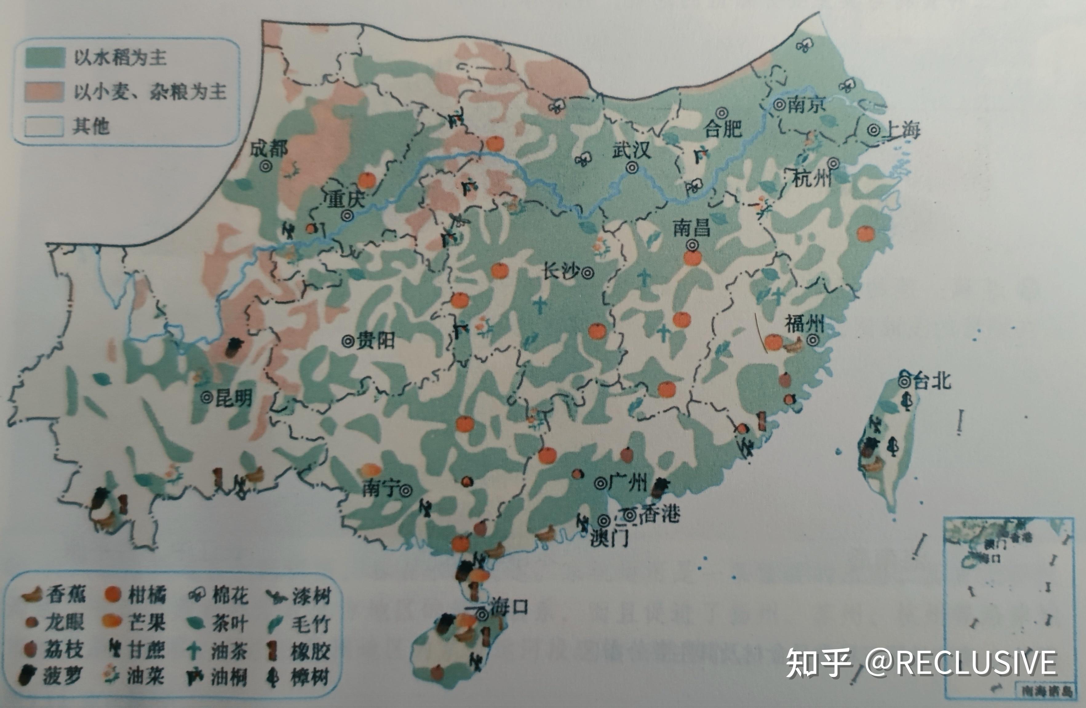 中国地理—南方地区之自然特征与农业 - 知乎