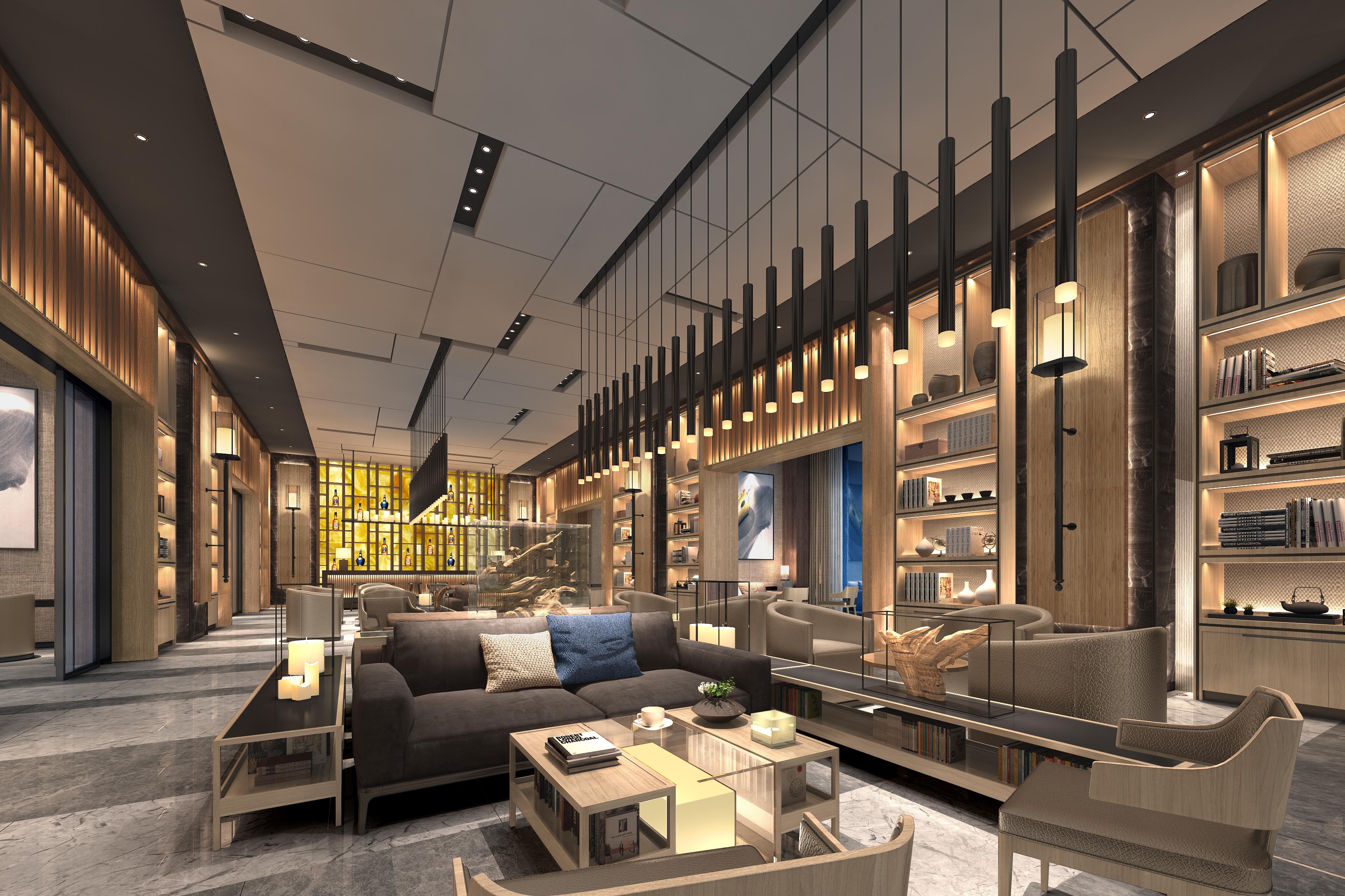 现代重庆康田雍俊售楼处室内设计深化方案效果图cad施工图机电物料282