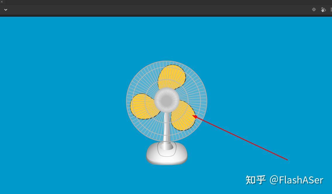 animate如何制作风扇转动动画