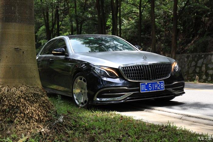 奔驰e级改装迈巴赫,有人说太夸张,我觉得年轻人改装才是灵魂啊