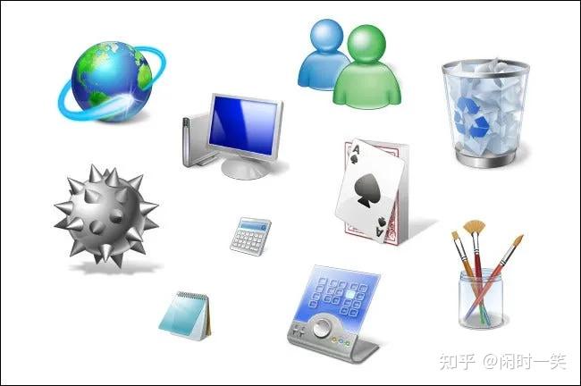 Windows 图标的视觉历史:从 Windows 1 到 11 - 知乎