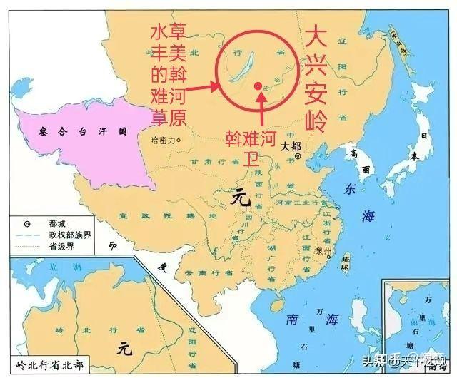 明朝斡难河地图图片