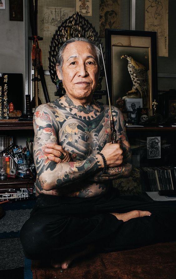 日本黑道纹身的等级图片