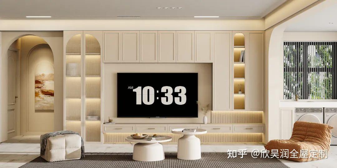 53个瞬间提升客厅档次的电视背景墙案例 - 知乎