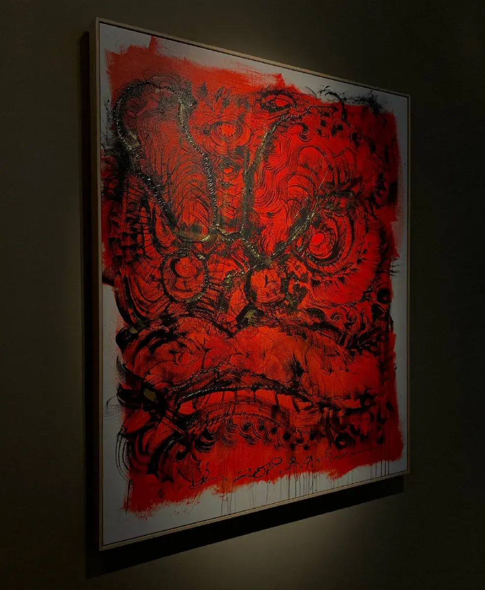 "画图男"陈英杰,将泼墨山水和涂鸦组合,令人惊艳!