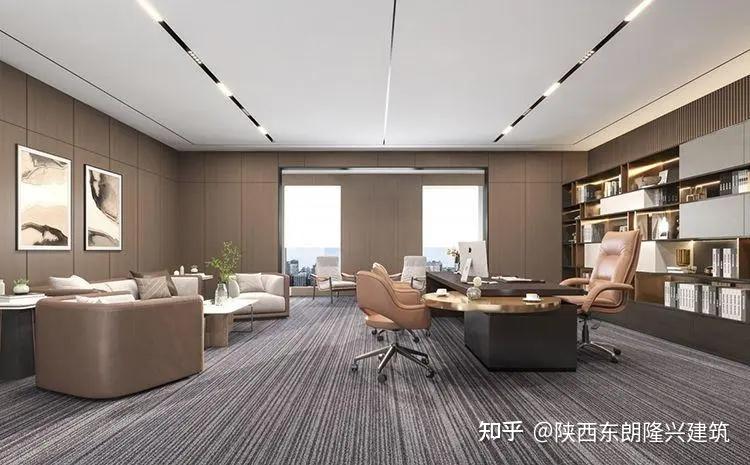 陕西办公装修,共享办公空间设计,写字楼装修设计 - 知乎