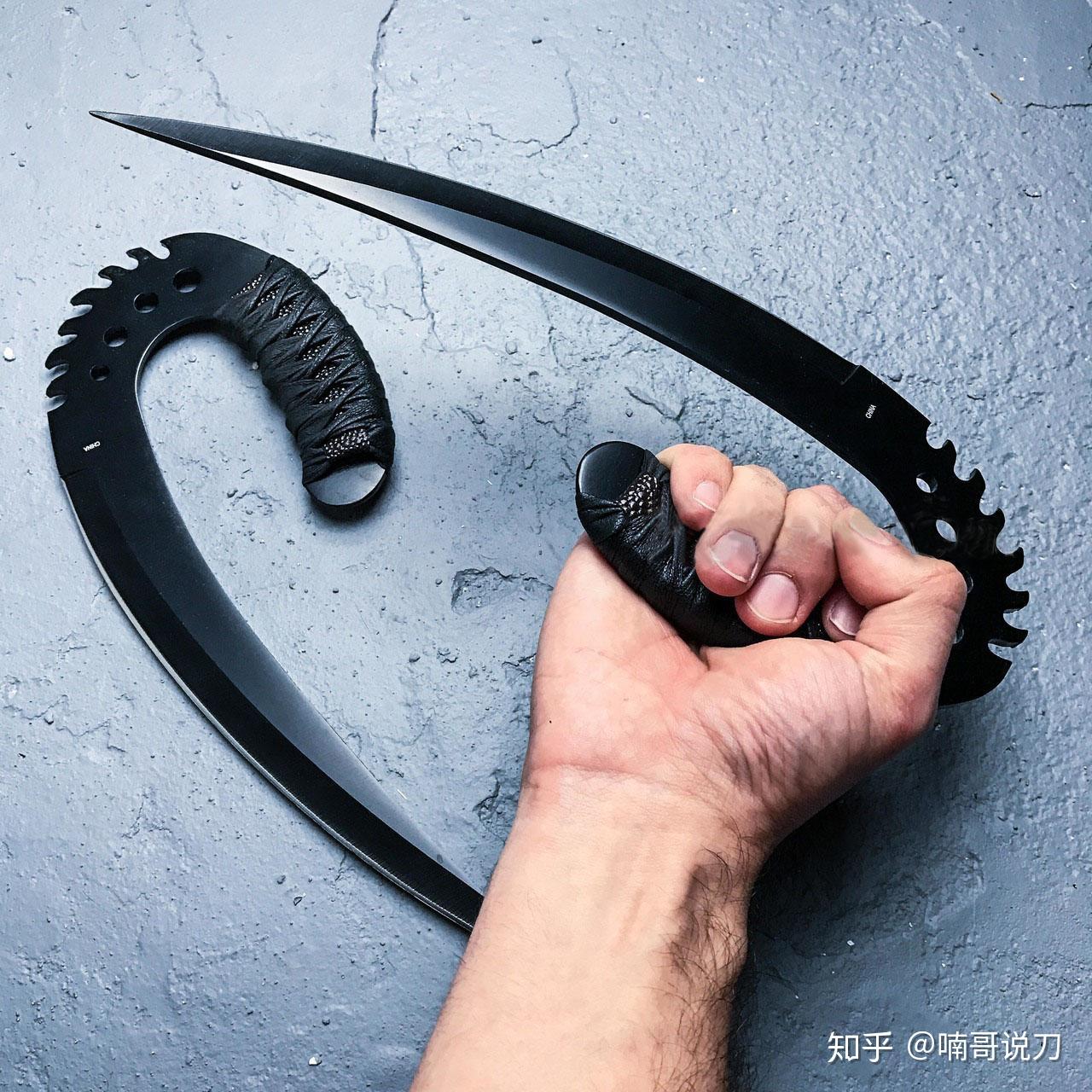 冰魄银杖升级版指虎——"黑寡妇"炫彩魔刃刀刃转轮极光蓝电暗黑邪神