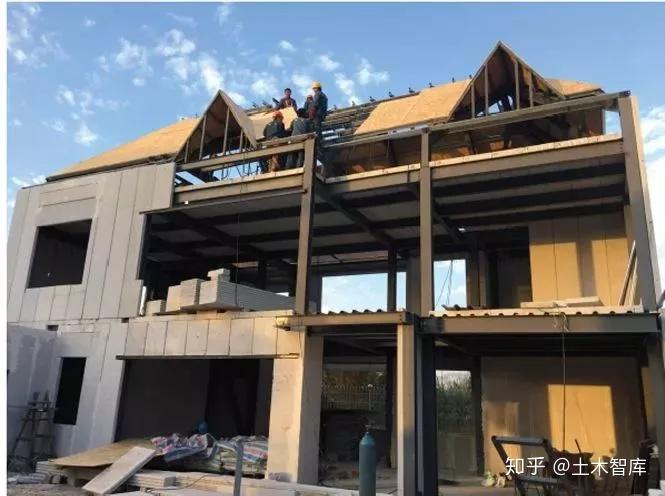 农村装配式建房实例！钢框架+ALC板装配式别墅全流程图解！ - 知乎