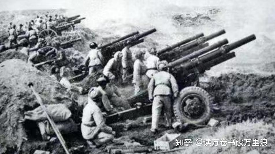 我军攻打锦州进展迅速敌阵地不断缩小炮兵看不见目标只能瞎打