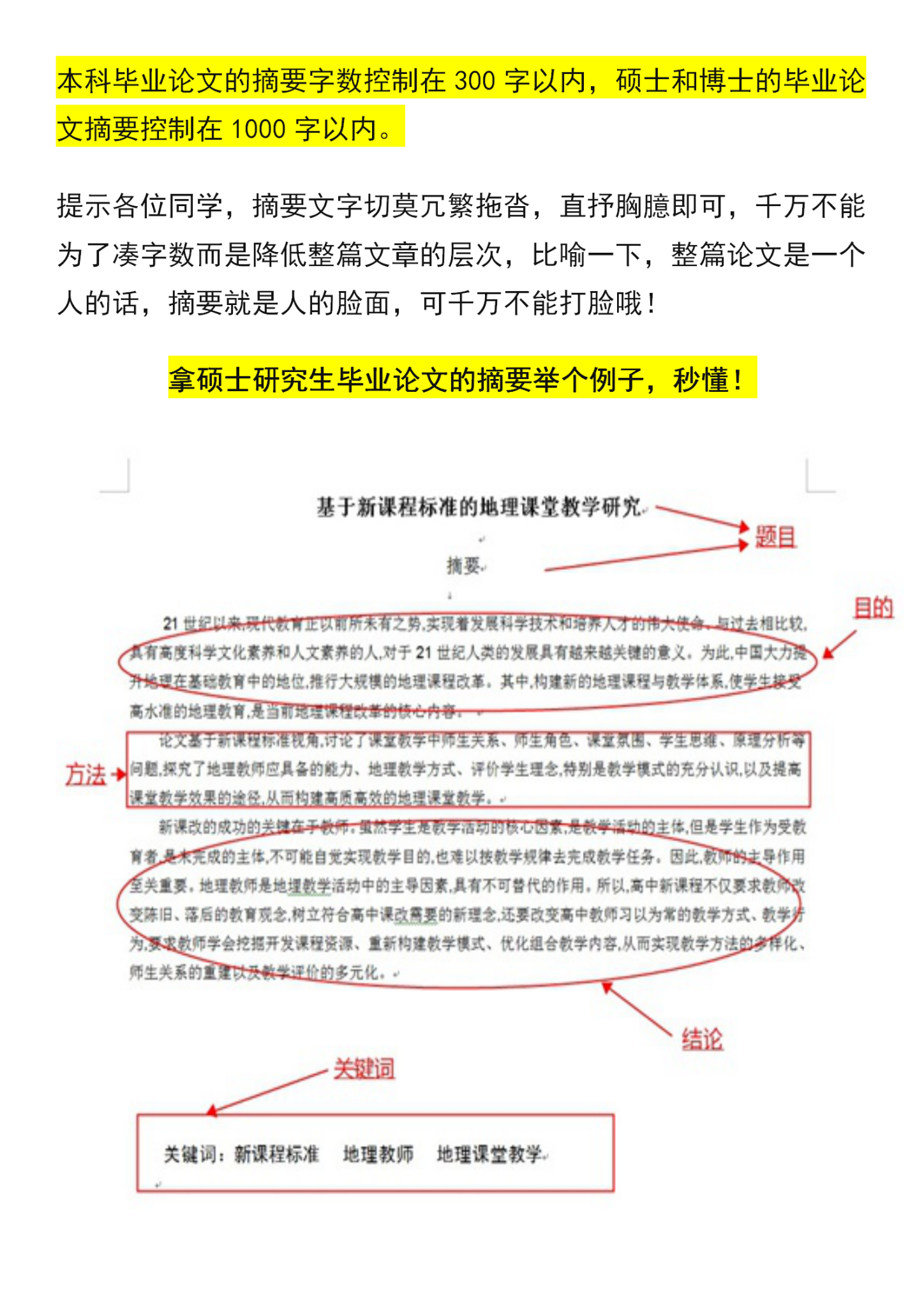 一針見血告訴你畢業論文摘要怎麼寫