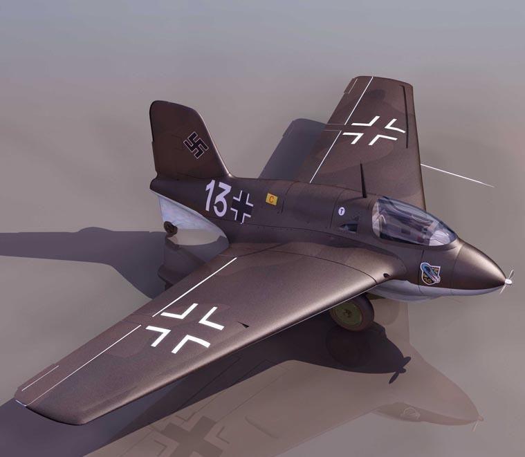 me163火箭截击机.