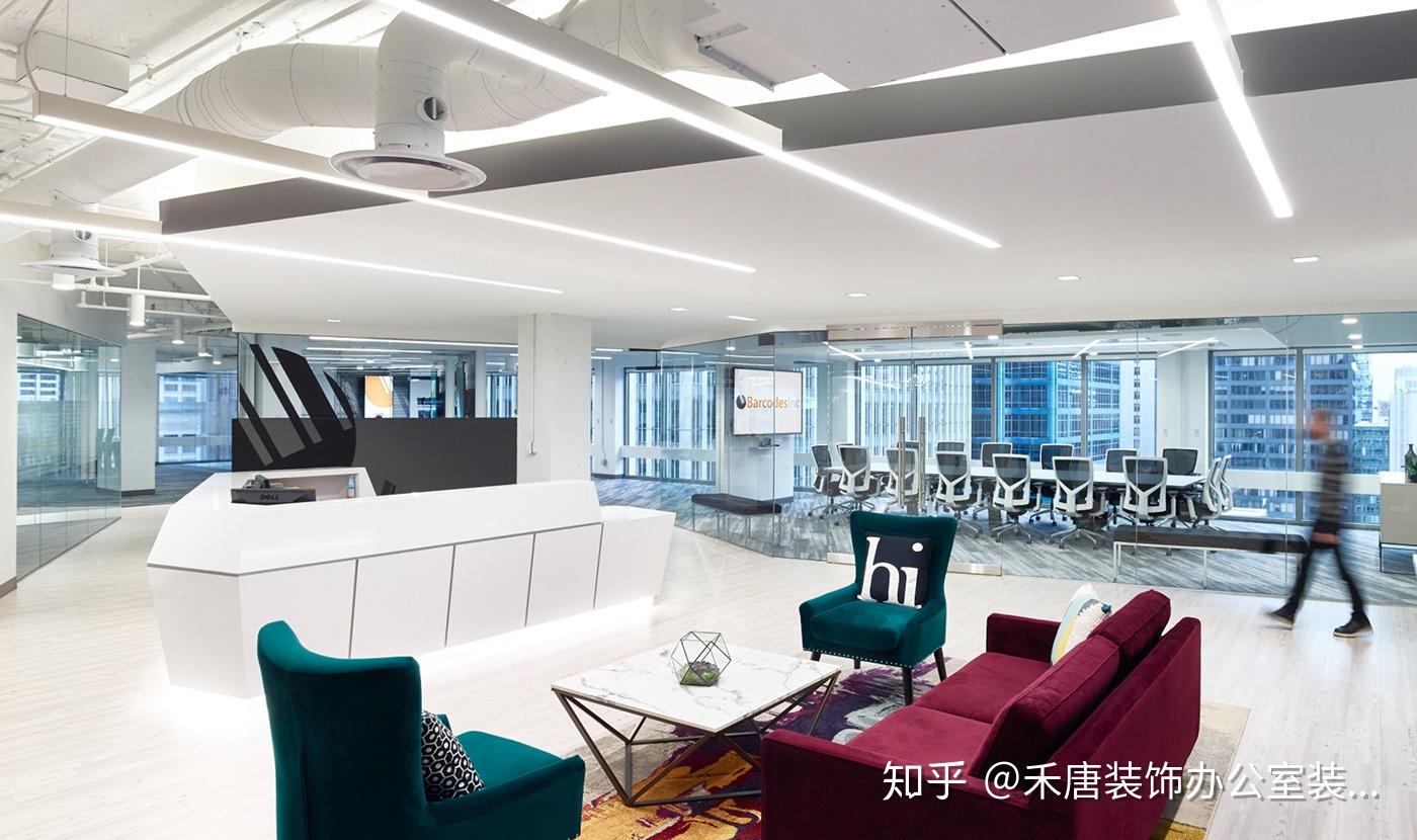 美式风格办公室装修设计效果图 - 知乎