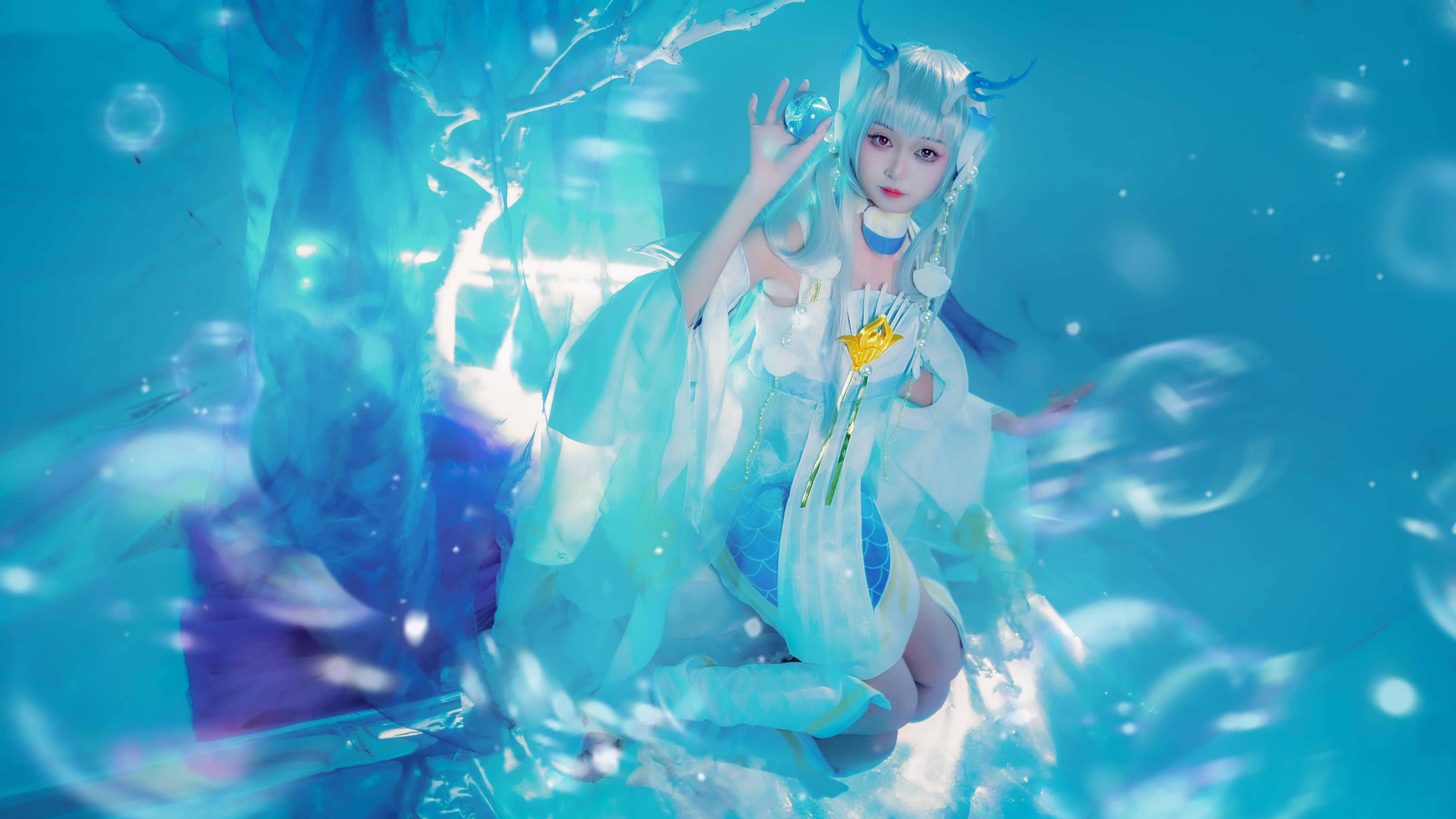 王者荣耀游龙清影西施cosplay