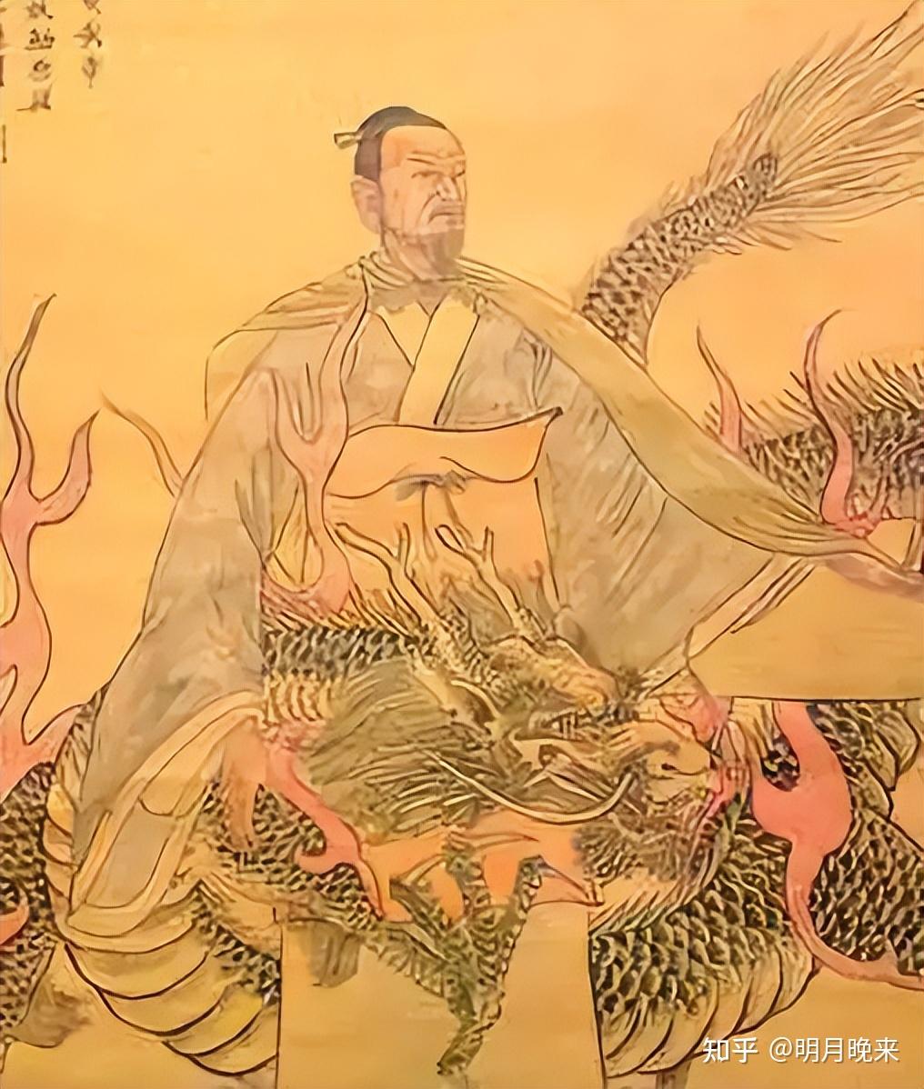 姒孔甲因顺服天帝,天帝于是赐给他一雌一雄两条驾车的龙.