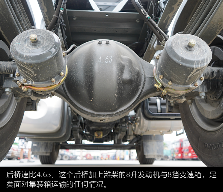 港口重卡8升才是黄金排量新款重汽豪沃tx340深圳到店实拍