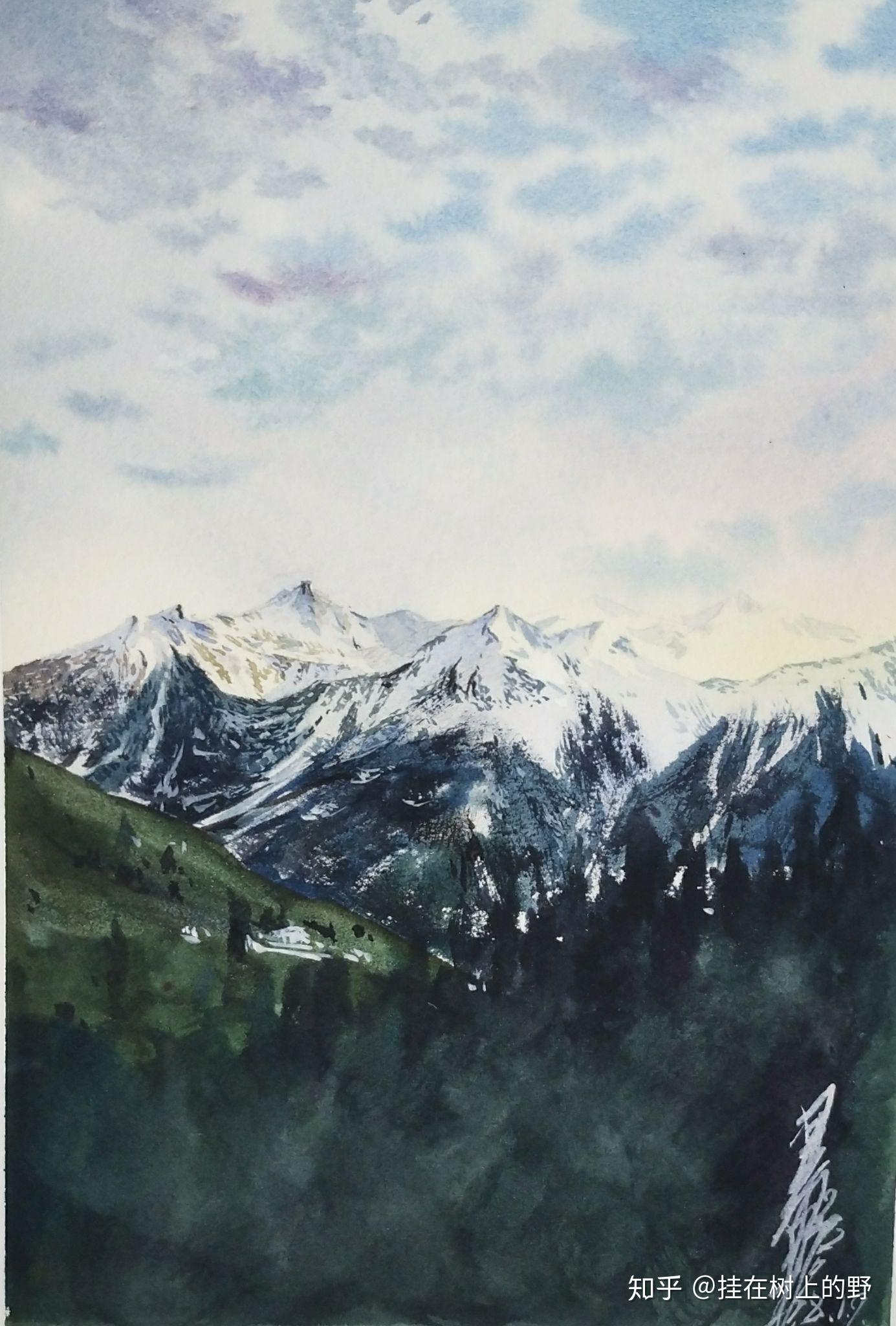 水彩纸画水彩和素描纸画水彩有什么不同?