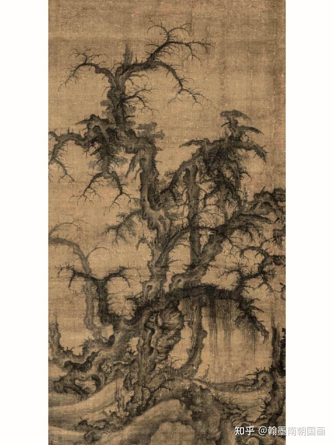 不朽的寒林-李成《读碑窠石图》