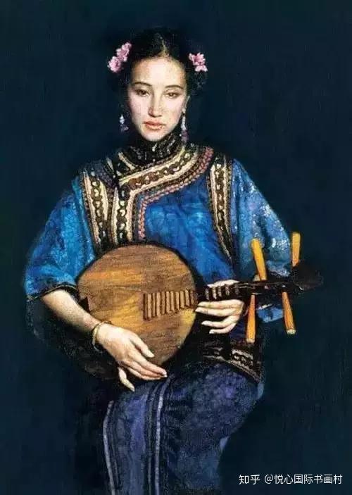 悦心赏析】陈逸飞画中的中国美人- 知乎