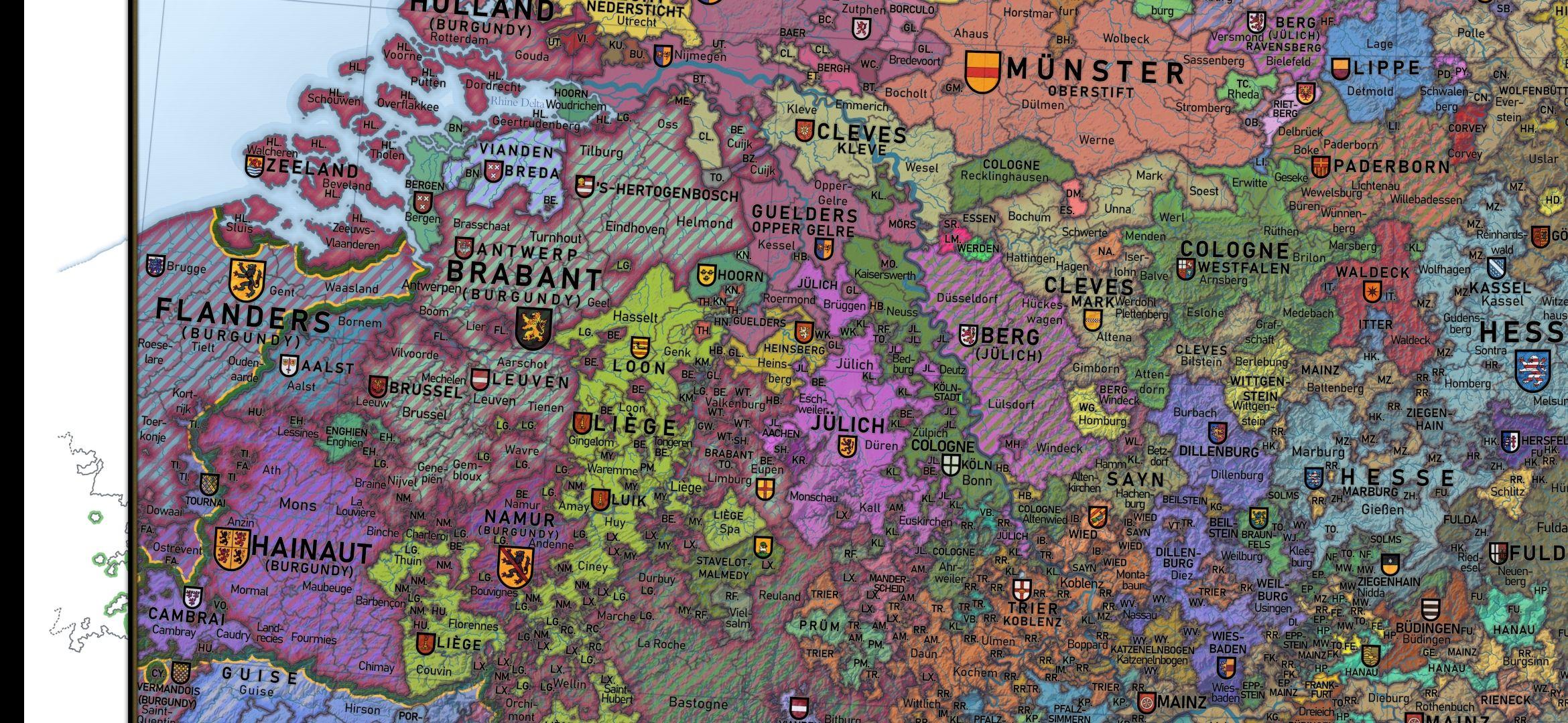 1444年神圣罗马帝国地图