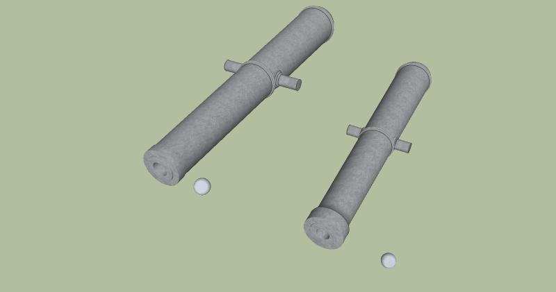明代火炮复原图金水河底出土火炮红夷型