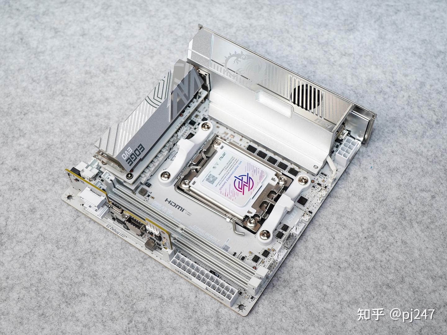 扩展性不输MATX的ITX主板,微星MPG X870I EDGE TI EVO WIFI评测分享