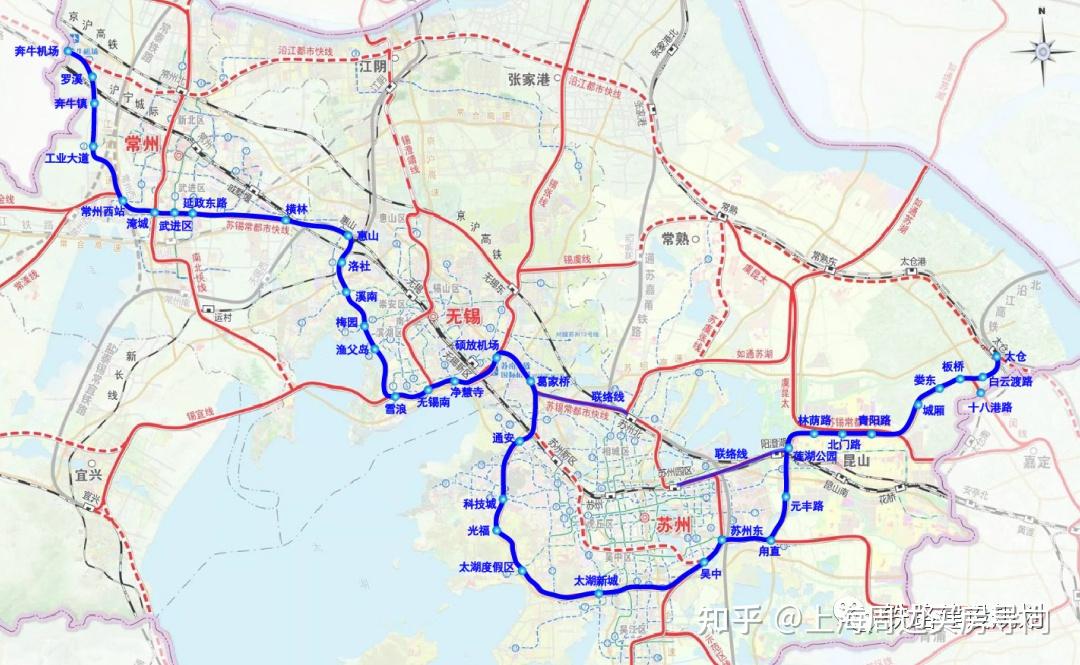 官方招標蘇錫常都市快線建設方案38大站點太倉崑山蘇州站點曝光